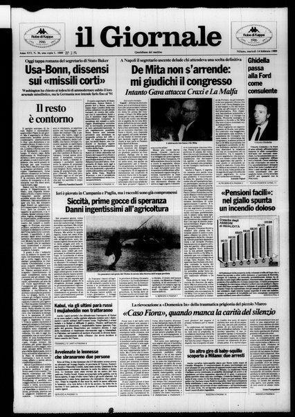 Il giornale : quotidiano del mattino